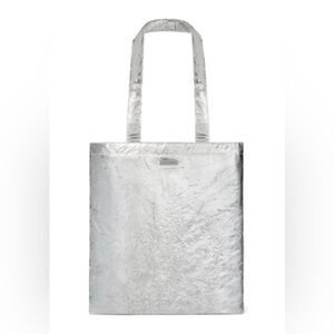 Tory Burch Silver Tote Bag
